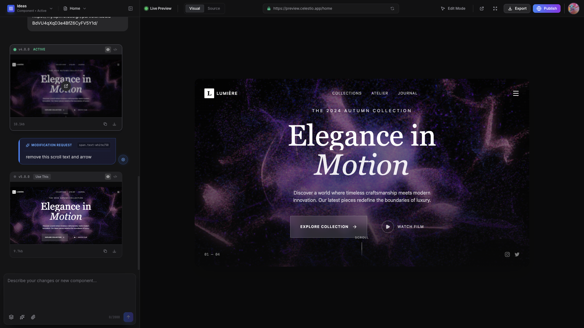 Animated Hero Section