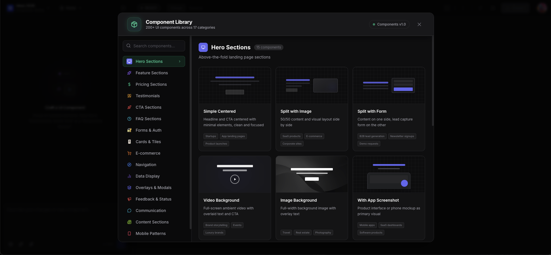 UI Components Collection